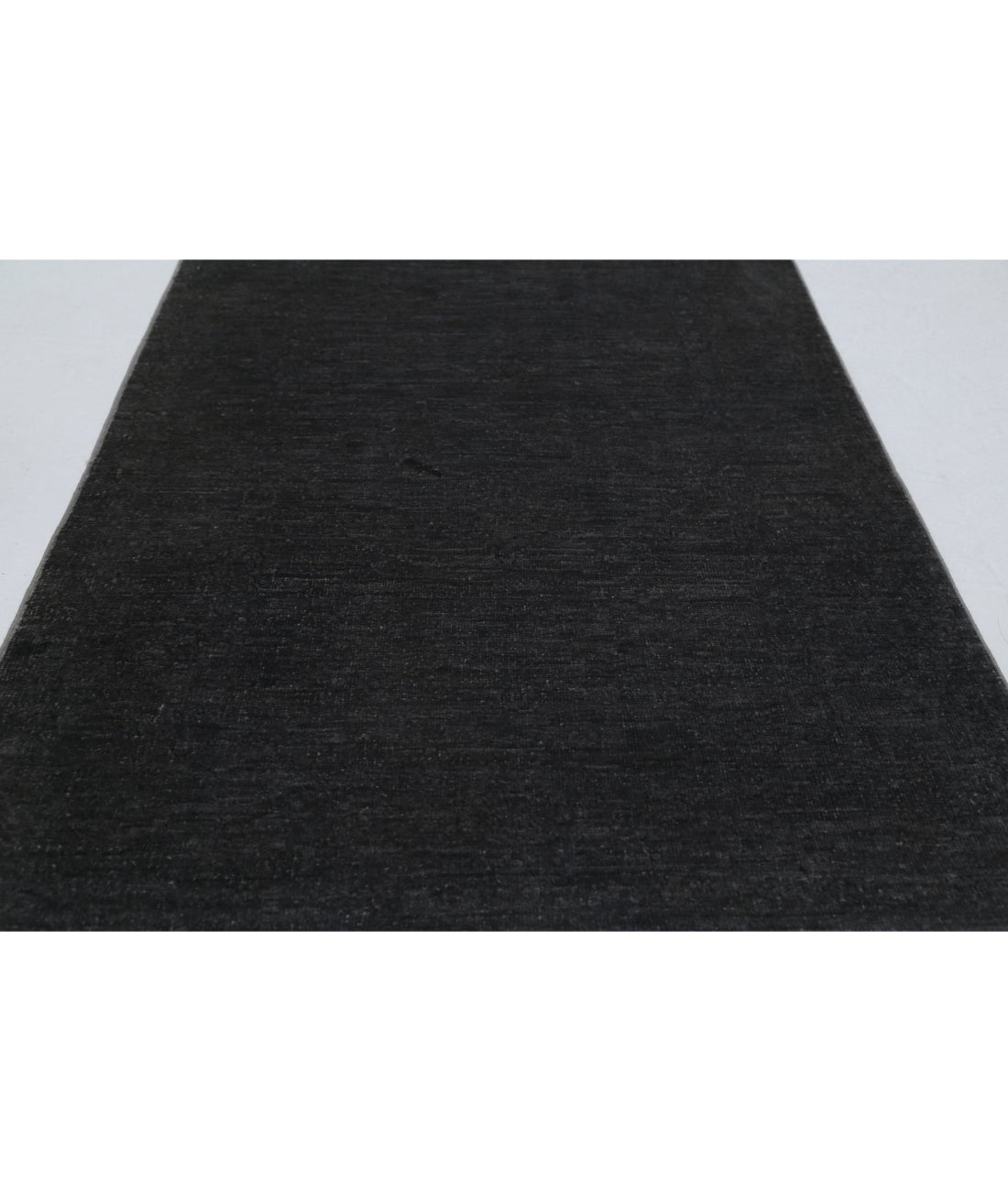 Overdye 2'9'' X 4'1'' Hand-Knotted Wool Rug 2'9'' x 4'1'' (83 X 123) / Charcoal / Charcoal