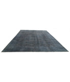 Overdye 9'10'' X 13'5'' Hand-Knotted Wool Rug 9'10'' x 13'5'' (295 X 403) / Black / Black