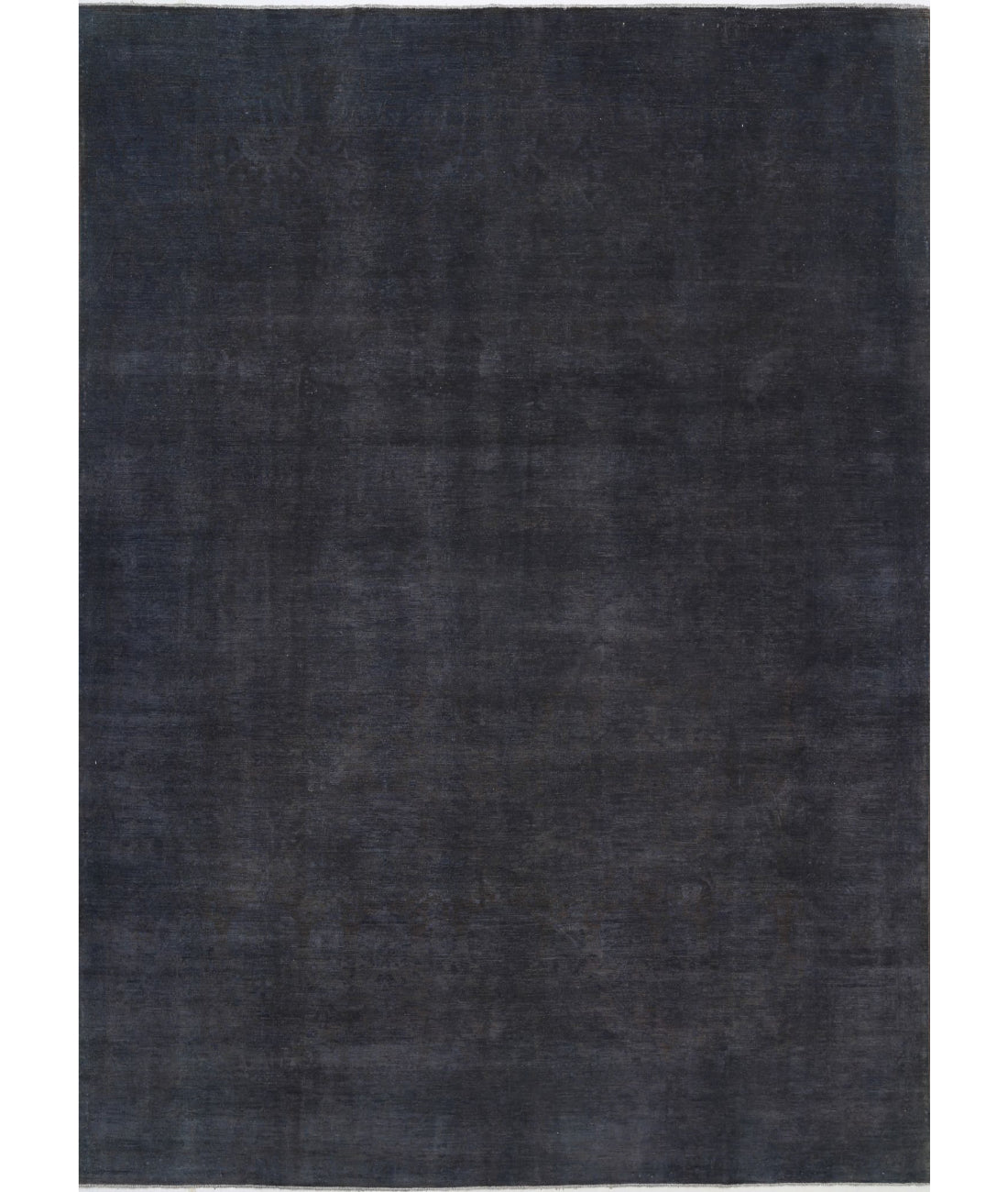 Overdye 9'10'' X 13'5'' Hand-Knotted Wool Rug 9'10'' x 13'5'' (295 X 403) / Black / Black