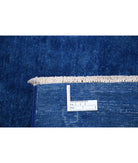 Overdye 14'1'' X 20'6'' Hand-Knotted Wool Rug 14'1'' x 20'6'' (423 X 615) / Blue / Blue