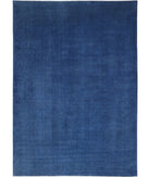 Overdye 14'1'' X 20'6'' Hand-Knotted Wool Rug 14'1'' x 20'6'' (423 X 615) / Blue / Blue