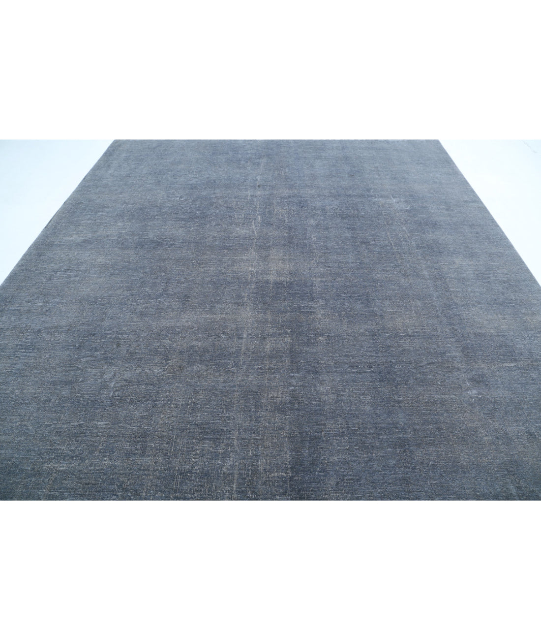 Overdye 9'9'' X 13'1'' Hand-Knotted Wool Rug 9'9'' x 13'1'' (293 X 393) / Grey / Grey