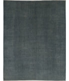 Overdye 9'1'' X 11'8'' Hand-Knotted Wool Rug 9'1'' x 11'8'' (273 X 350) / Blue / Blue