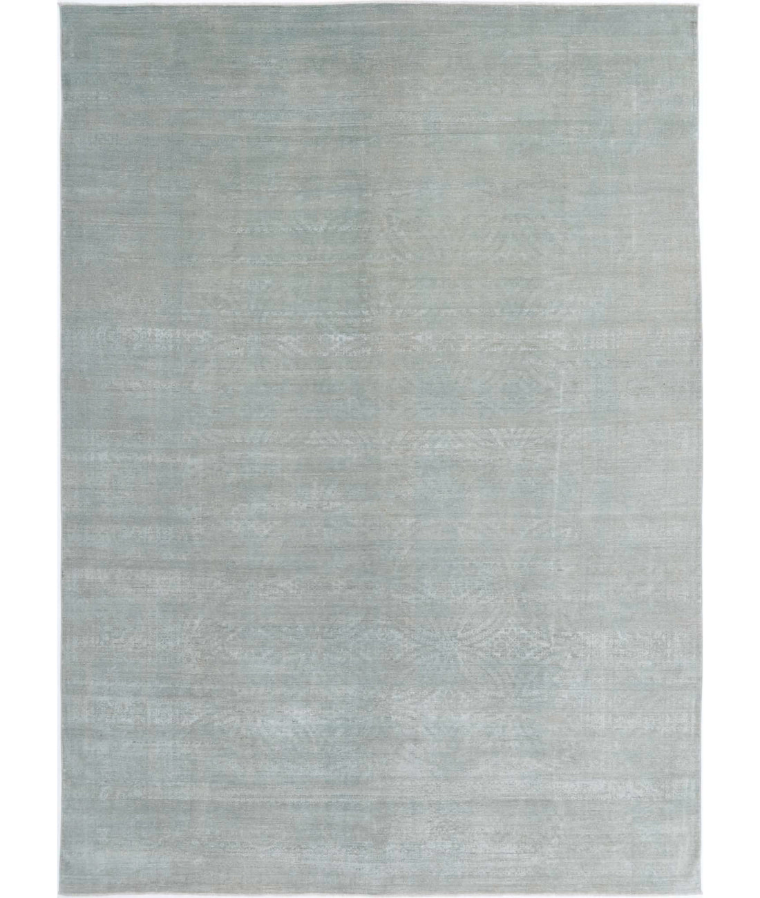 Overdye 8'5'' X 12'0'' Hand-Knotted Wool Rug 8'5'' x 12'0'' (253 X 360) / Grey / N/A