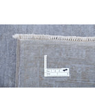 Overdye 8'7'' X 11'3'' Hand-Knotted Wool Rug 8'7'' x 11'3'' (258 X 338) / Grey / N/A