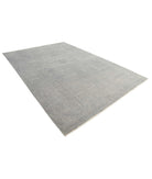 Overdye 8'3'' X 11'9'' Hand-Knotted Wool Rug 8'3'' x 11'9'' (248 X 353) / Grey / Grey