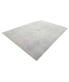 Overdye 8'3'' X 11'9'' Hand-Knotted Wool Rug 8'3'' x 11'9'' (248 X 353) / Grey / Grey