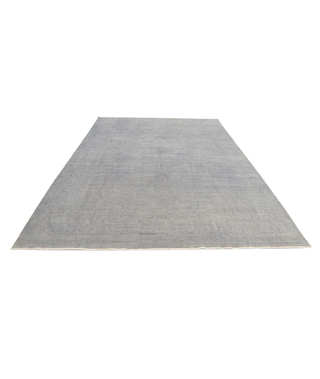 Overdye 8'3'' X 11'9'' Hand-Knotted Wool Rug 8'3'' x 11'9'' (248 X 353) / Grey / Grey