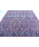 Artemix 8'9'' X 11'7'' Hand-Knotted Wool Rug 8'9'' x 11'7'' (263 X 348) / Purple / Teal