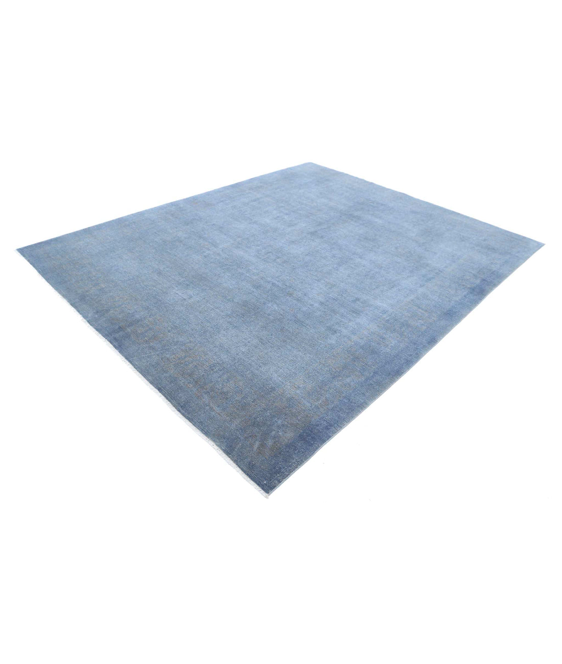 Overdye 7'10'' X 9'11'' Hand-Knotted Wool Rug 7'10'' x 9'11'' (235 X 298) / Grey / Charcoal