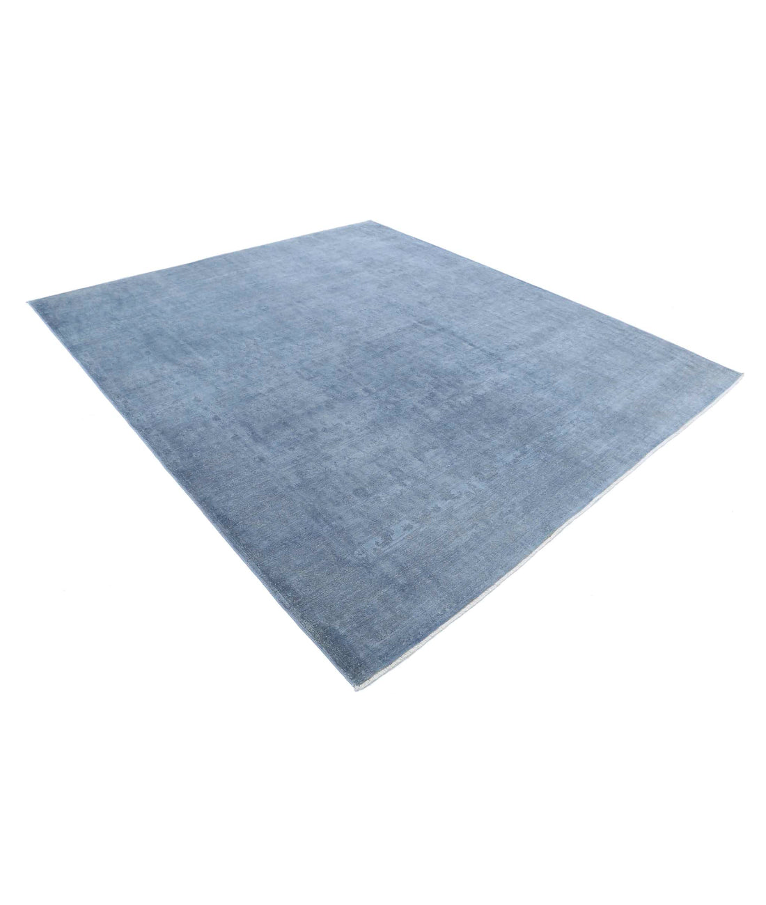 Overdye 8'1'' X 9'5'' Hand-Knotted Wool Rug 8'1'' x 9'5'' (243 X 283) / Grey / Grey