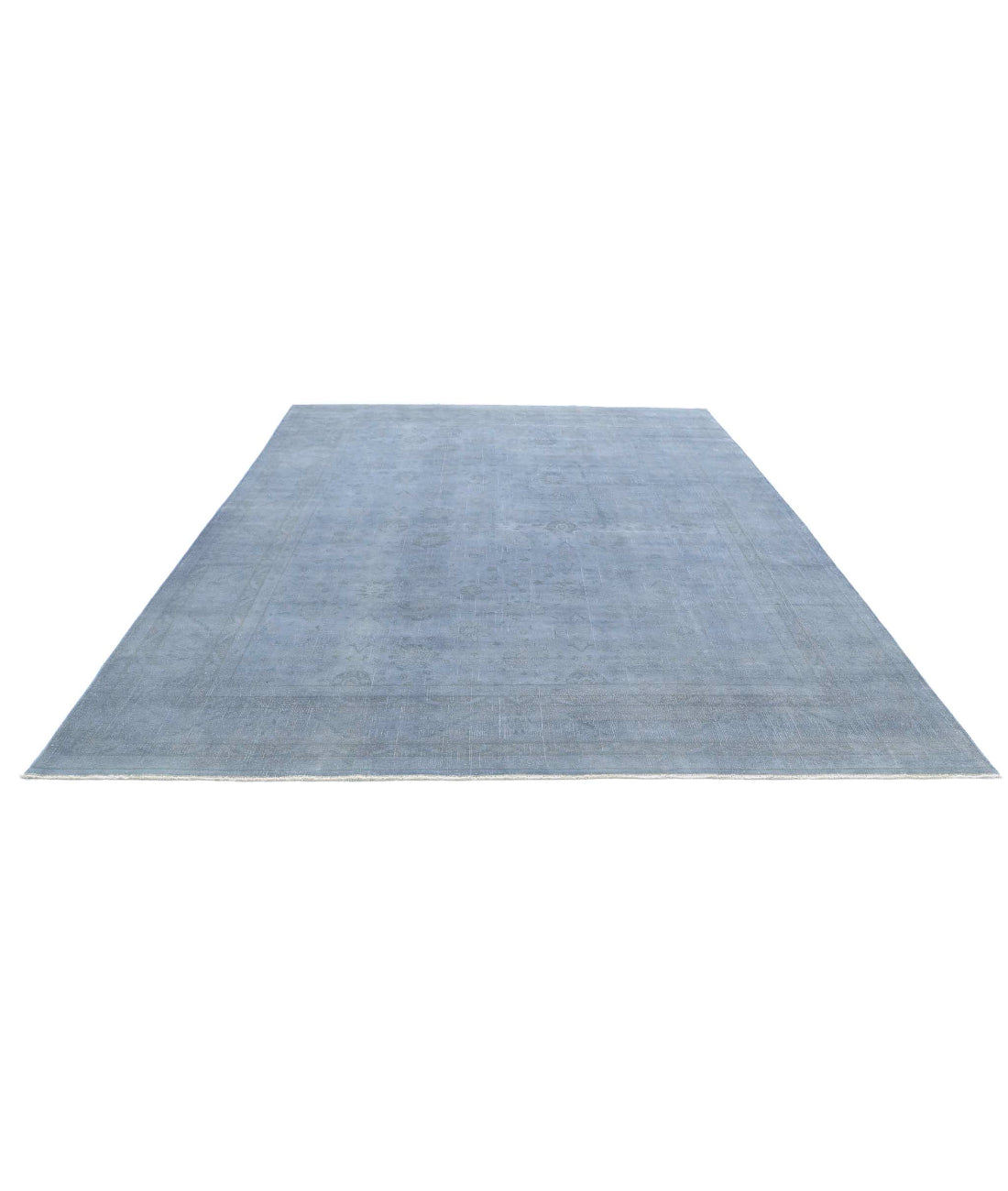 Overdye 8'9'' X 11'10'' Hand-Knotted Wool Rug 8'9'' x 11'10'' (263 X 355) / Grey / Grey