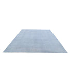 Overdye 8'8'' X 11'4'' Hand-Knotted Wool Rug 8'8'' x 11'4'' (260 X 340) / Blue / Blue