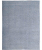 Overdye 8'8'' X 11'4'' Hand-Knotted Wool Rug 8'8'' x 11'4'' (260 X 340) / Blue / Blue