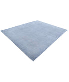 Overdye 8'2'' X 9'10'' Hand-Knotted Wool Rug 8'2'' x 9'10'' (245 X 295) / Grey / Grey