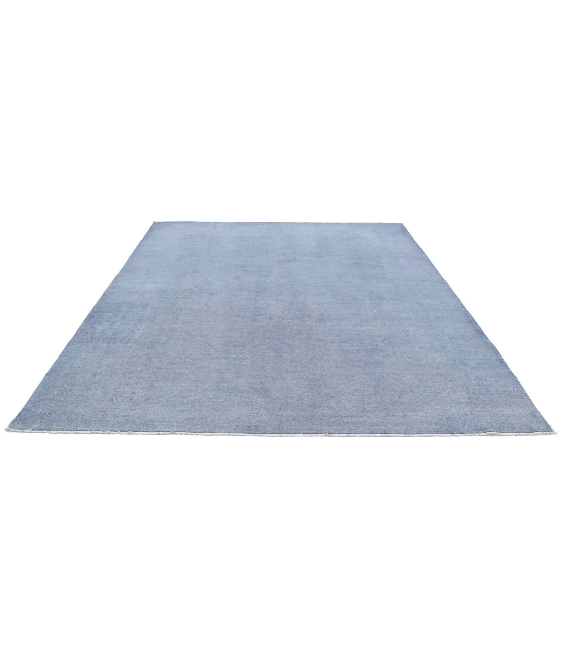 Overdye 8'2'' X 9'10'' Hand-Knotted Wool Rug 8'2'' x 9'10'' (245 X 295) / Grey / Grey