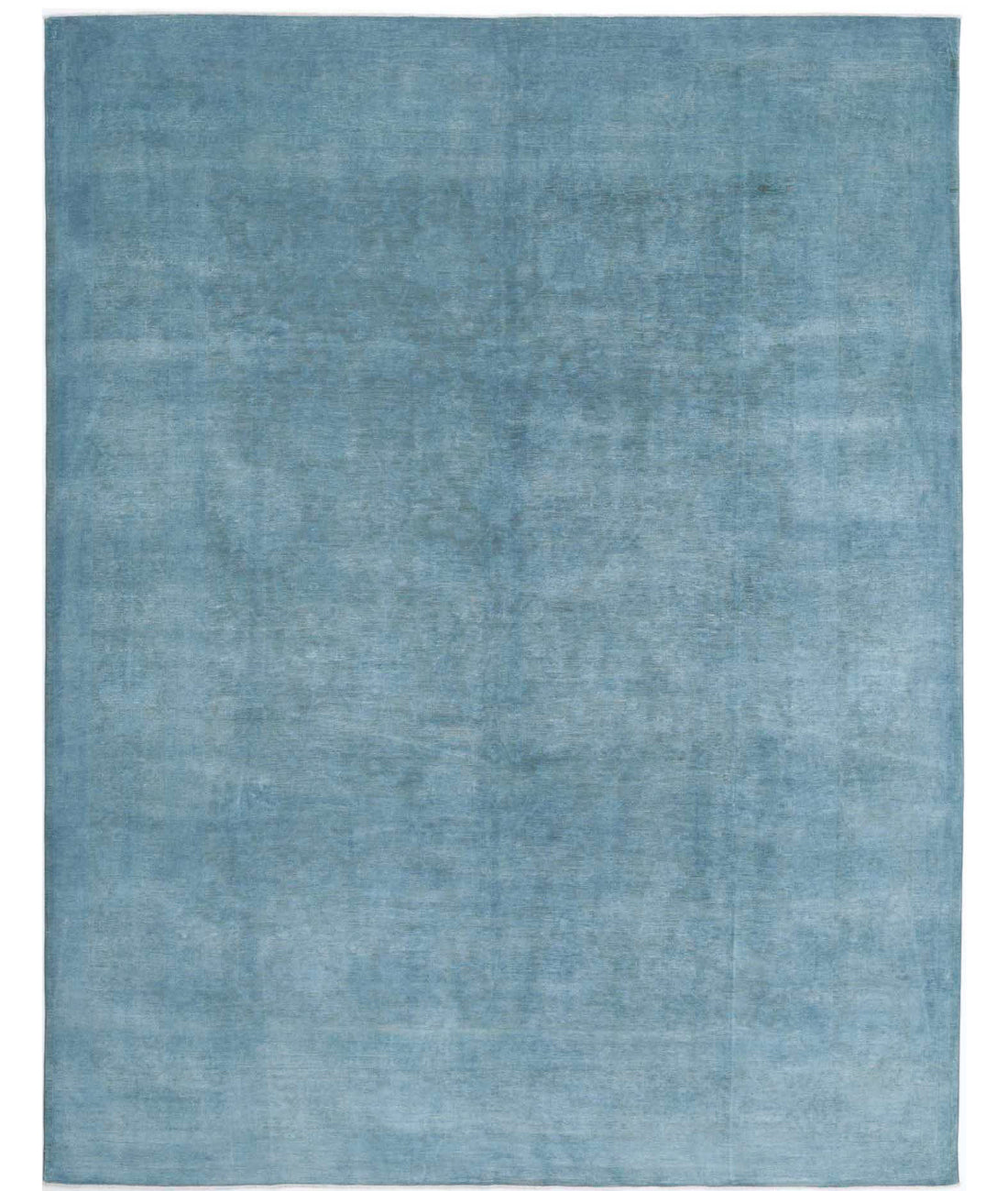 Overdye 9'0'' X 11'11'' Hand-Knotted Wool Rug 9'0'' x 11'11'' (270 X 358) / Blue / N/A