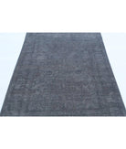 Overdye 3'10'' X 6'0'' Hand-Knotted Wool Rug 3'10'' x 6'0'' (115 X 180) / Grey / Grey