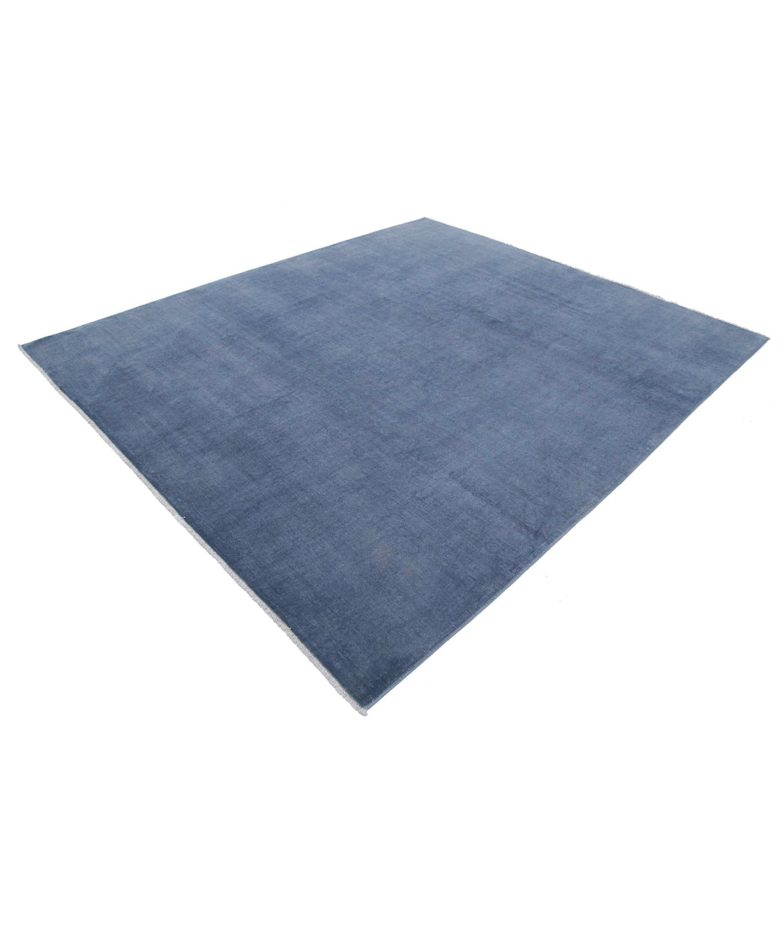 Overdye 8'1'' X 9'5'' Hand-Knotted Wool Rug 8'1'' x 9'5'' (243 X 283) / Grey / Grey