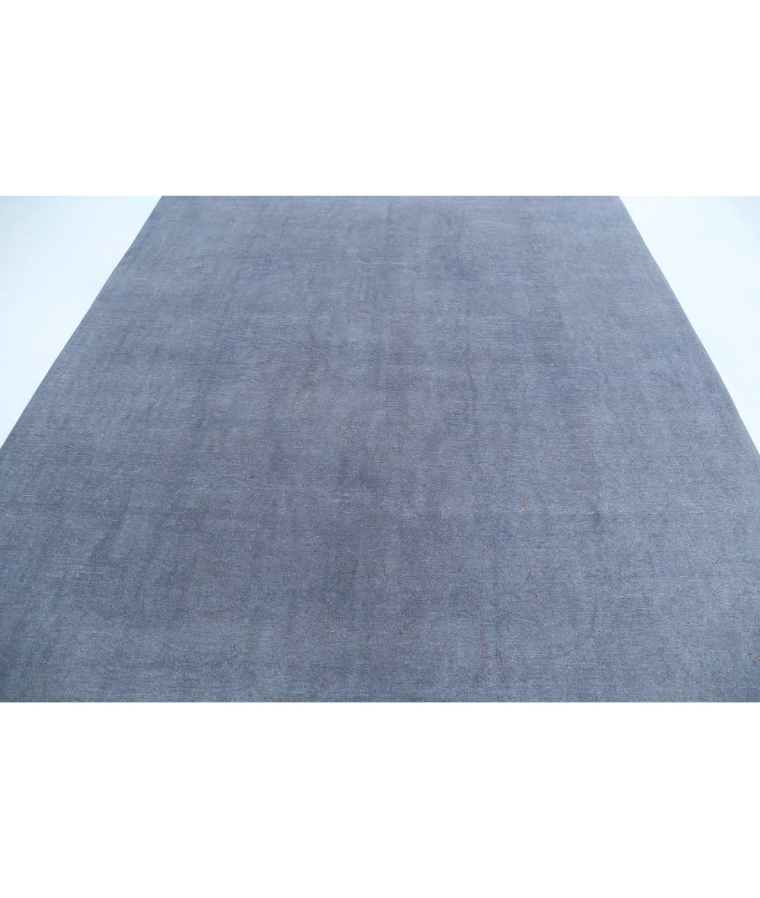 Overdye 7'11'' X 10'3'' Hand-Knotted Wool Rug 7'11'' x 10'3'' (238 X 308) / Grey / Grey