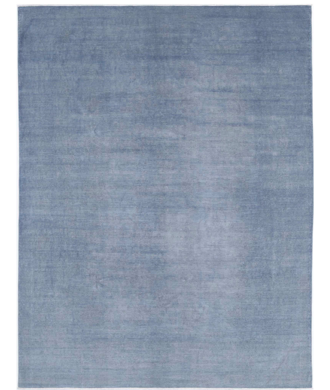 Overdye 8'11'' X 11'8'' Hand-Knotted Wool Rug 8'11'' x 11'8'' (268 X 350) / Grey / Grey