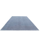 Overdye 9'10'' X 13'11'' Hand-Knotted Wool Rug 9'10'' x 13'11'' (295 X 418) / Grey / Grey