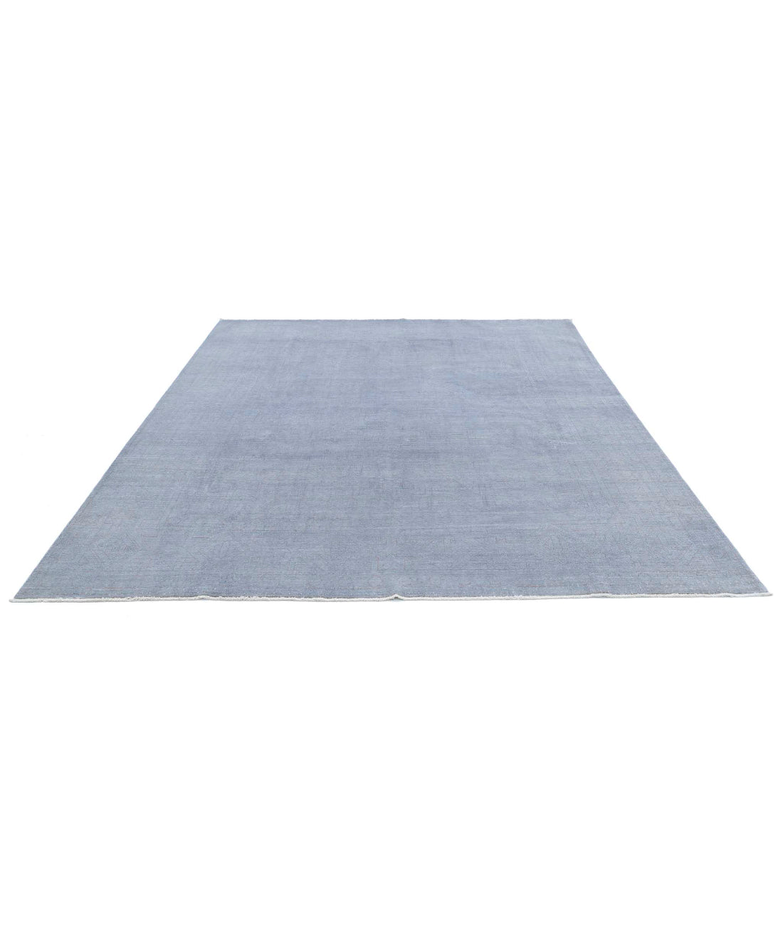 Overdye 7'11'' X 9'1'' Hand-Knotted Wool Rug 7'11'' x 9'1'' (238 X 273) / Grey / Grey