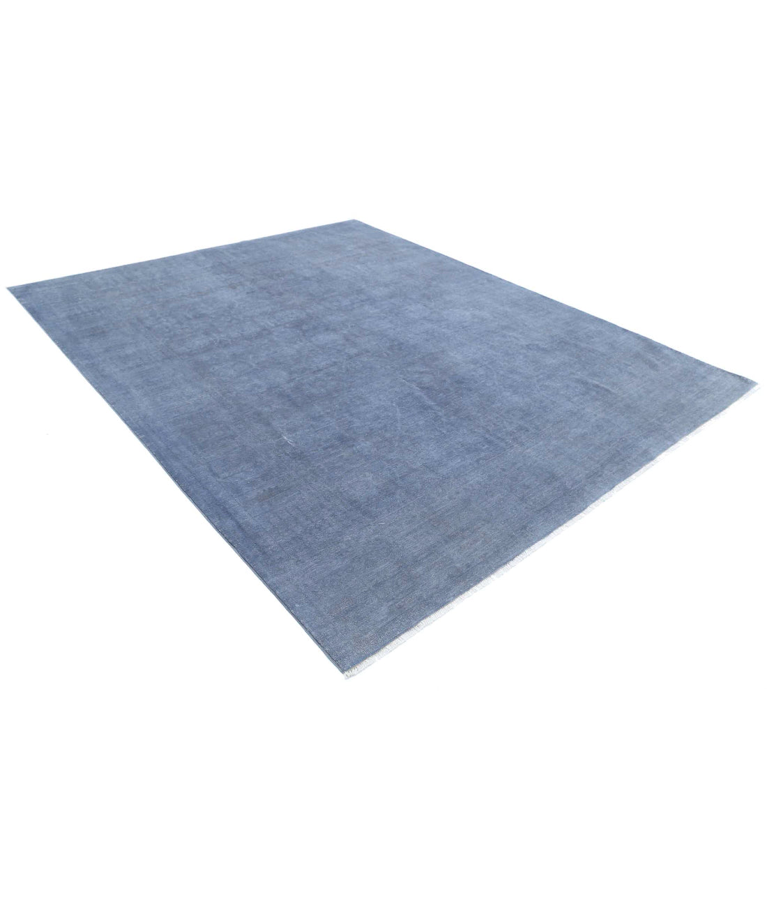 Overdye 7'11'' X 9'10'' Hand-Knotted Wool Rug 7'11'' x 9'10'' (238 X 295) / Charcoal / Grey