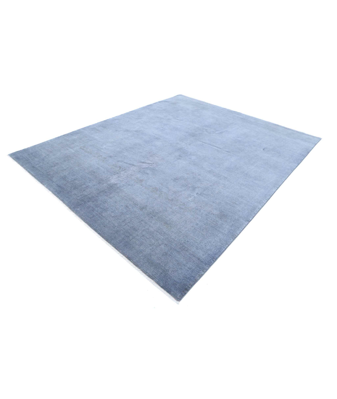 Overdye 7'11'' X 9'10'' Hand-Knotted Wool Rug 7'11'' x 9'10'' (238 X 295) / Charcoal / Grey