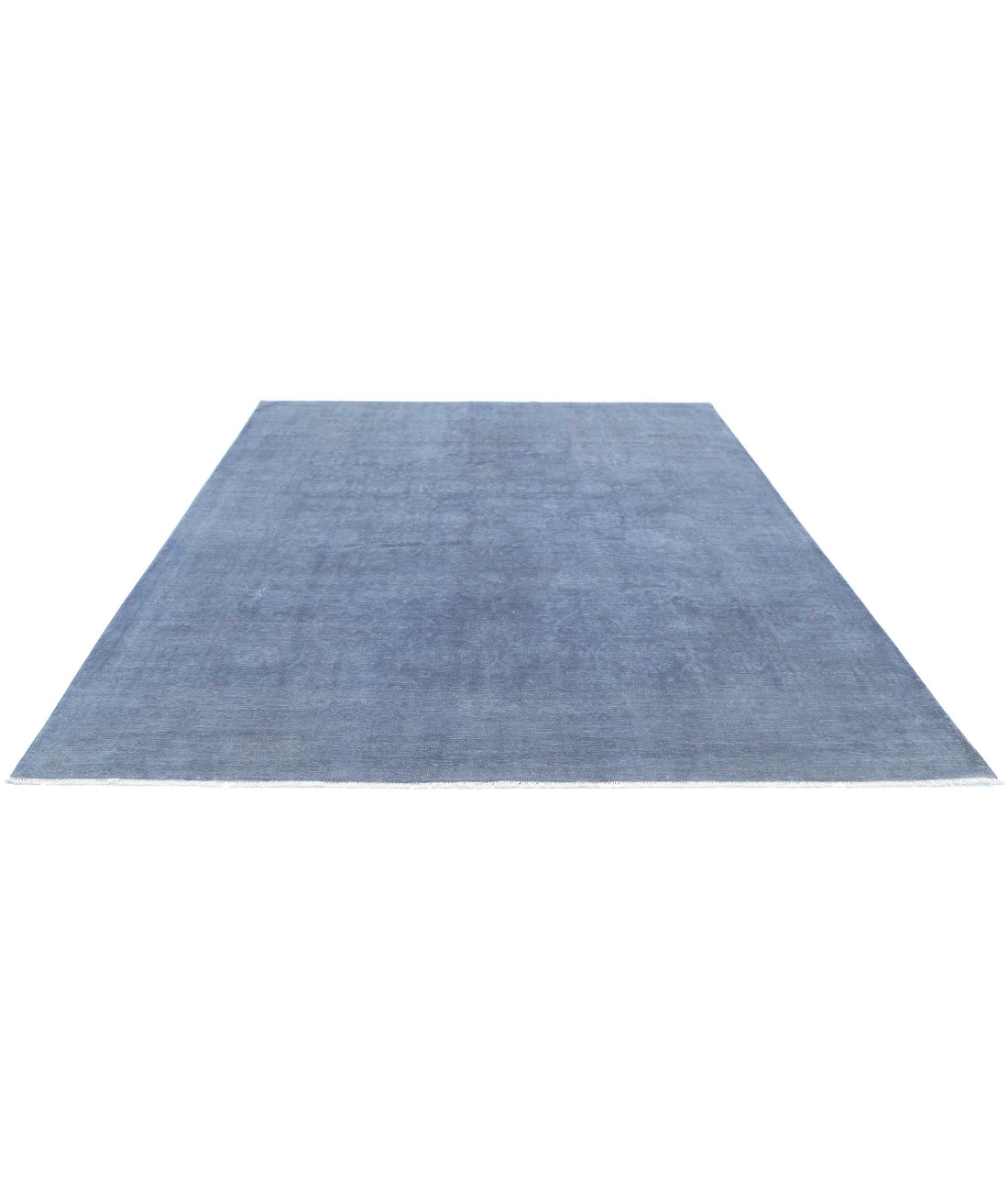 Overdye 7'11'' X 9'10'' Hand-Knotted Wool Rug 7'11'' x 9'10'' (238 X 295) / Charcoal / Grey