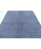 Overdye 7'11'' X 9'10'' Hand-Knotted Wool Rug 7'11'' x 9'10'' (238 X 295) / Charcoal / Grey