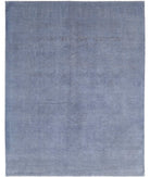 Overdye 7'11'' X 9'10'' Hand-Knotted Wool Rug 7'11'' x 9'10'' (238 X 295) / Charcoal / Grey