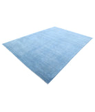 Overdye 7'9'' X 11'0'' Hand-Knotted Wool Rug 7'9'' x 11'0'' (233 X 330) / Blue / Blue