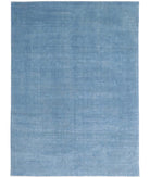 Overdye 7'9'' X 11'0'' Hand-Knotted Wool Rug 7'9'' x 11'0'' (233 X 330) / Blue / Blue