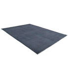 Overdye 8'9'' X 11'10'' Hand-Knotted Wool Rug 8'9'' x 11'10'' (263 X 355) / Charcoal / Charcoal