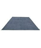 Overdye 8'9'' X 11'10'' Hand-Knotted Wool Rug 8'9'' x 11'10'' (263 X 355) / Charcoal / Charcoal