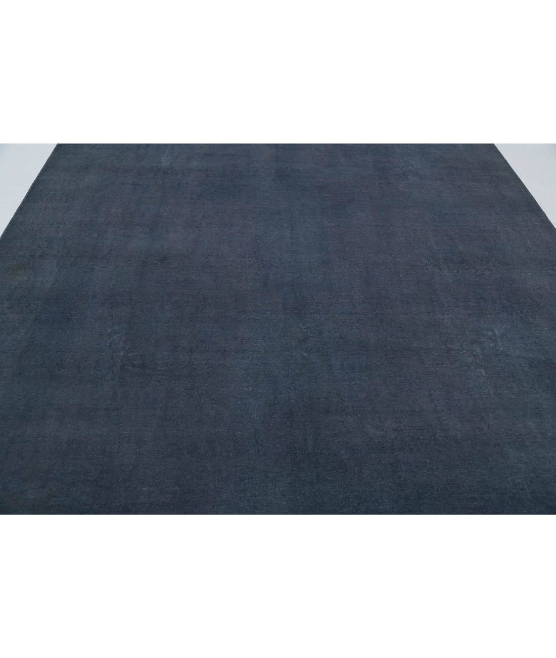 Overdye 8'9'' X 11'10'' Hand-Knotted Wool Rug 8'9'' x 11'10'' (263 X 355) / Charcoal / Charcoal