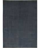 Overdye 8'9'' X 11'10'' Hand-Knotted Wool Rug 8'9'' x 11'10'' (263 X 355) / Charcoal / Charcoal