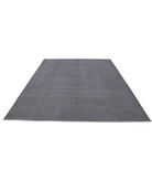 Overdye 8'1'' X 9'4'' Hand-Knotted Wool Rug 8'1'' x 9'4'' (243 X 280) / Grey / Grey