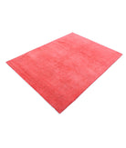 Overdye 4'8'' X 6'6'' Hand-Knotted Wool Rug 4'8'' x 6'6'' (140 X 195) / Red / N/A