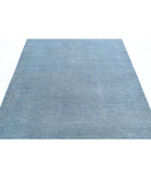 Overdye 5'2'' X 6'11'' Hand-Knotted Wool Rug 5'2'' x 6'11'' (155 X 208) / Blue / N/A