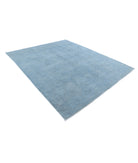 Overdye 7'11'' X 9'8'' Hand-Knotted Wool Rug 7'11'' x 9'8'' (238 X 290) / Blue / N/A