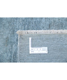 Overdye 7'11'' X 9'8'' Hand-Knotted Wool Rug 7'11'' x 9'8'' (238 X 290) / Blue / N/A