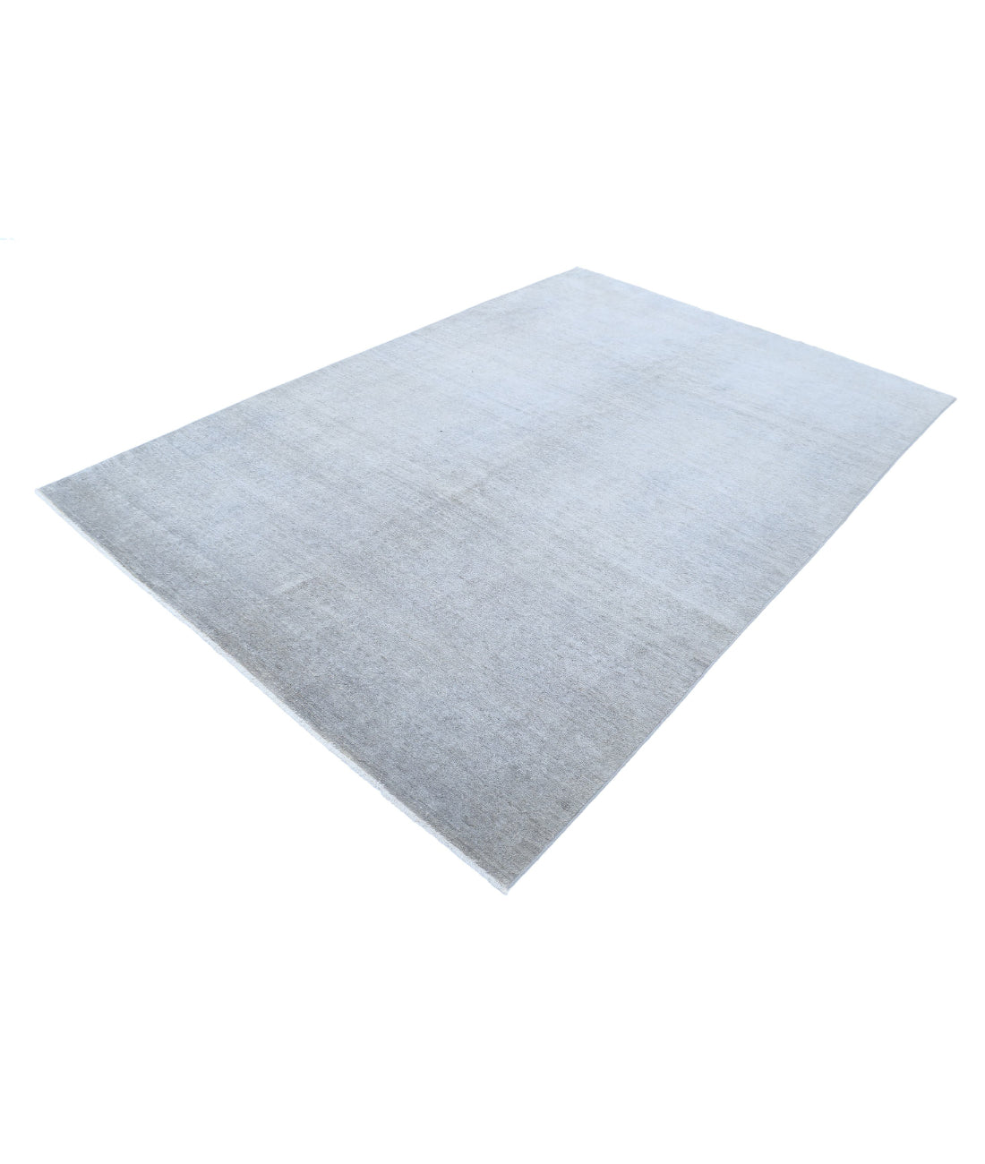 Overdye 6'0'' X 8'11'' Hand-Knotted Wool Rug 6'0'' x 8'11'' (180 X 268) / Grey / N/A