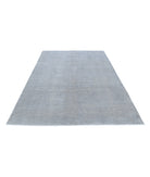 Overdye 6'0'' X 8'11'' Hand-Knotted Wool Rug 6'0'' x 8'11'' (180 X 268) / Grey / N/A