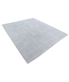 Overdye 7'11'' X 9'4'' Hand-Knotted Wool Rug 7'11'' x 9'4'' (238 X 280) / Grey / Grey