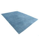 Overdye 9'0'' X 12'1'' Hand-Knotted Wool Rug 9'0'' x 12'1'' (270 X 363) / Blue / N/A