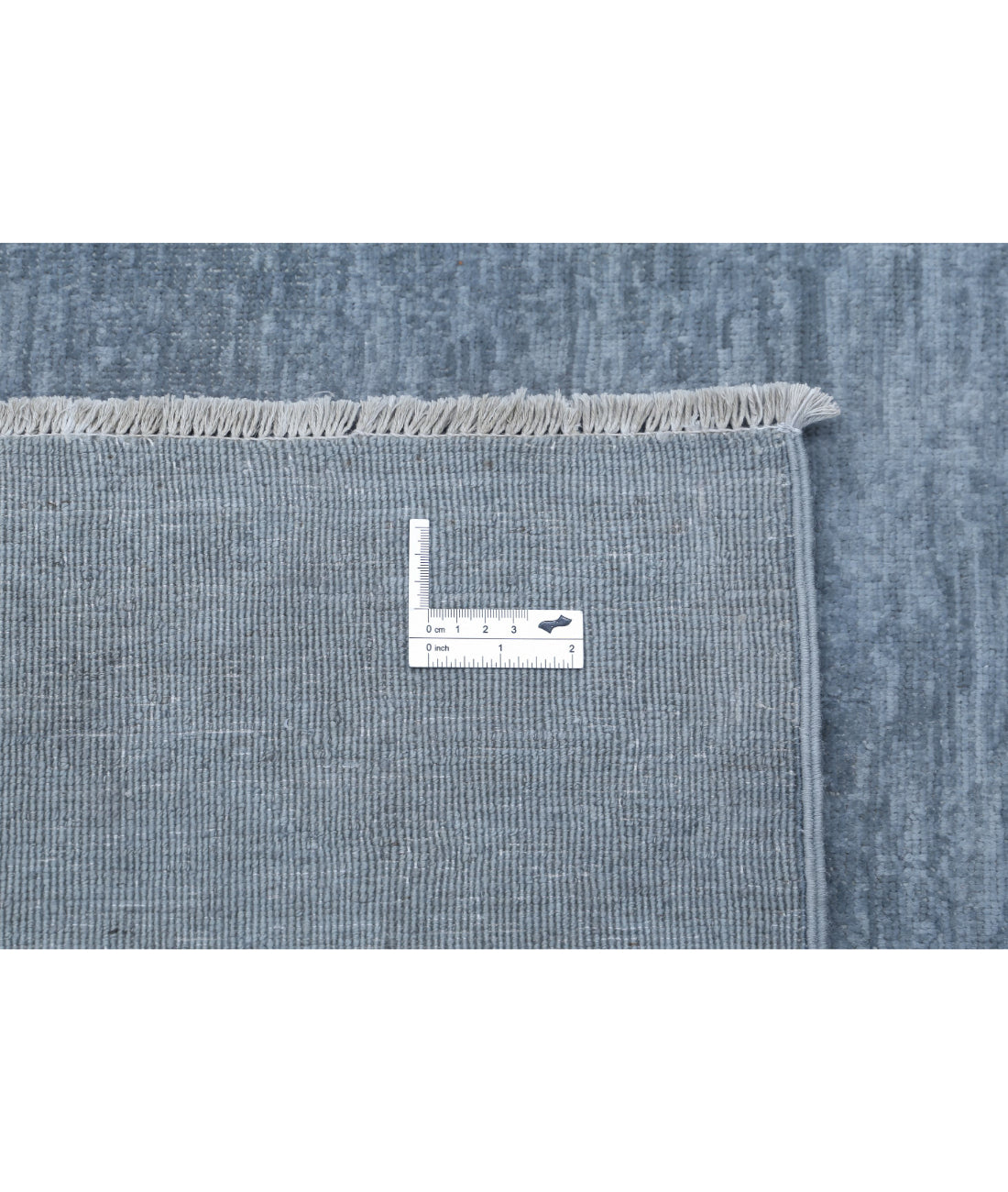 Overdye 8'8'' X 11'7'' Hand-Knotted Wool Rug 8'8'' x 11'7'' (260 X 348) / Grey / Grey
