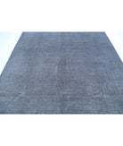 Overdye 8'2'' X 9'4'' Hand-Knotted Wool Rug 8'2'' x 9'4'' (245 X 280) / Grey / N/A