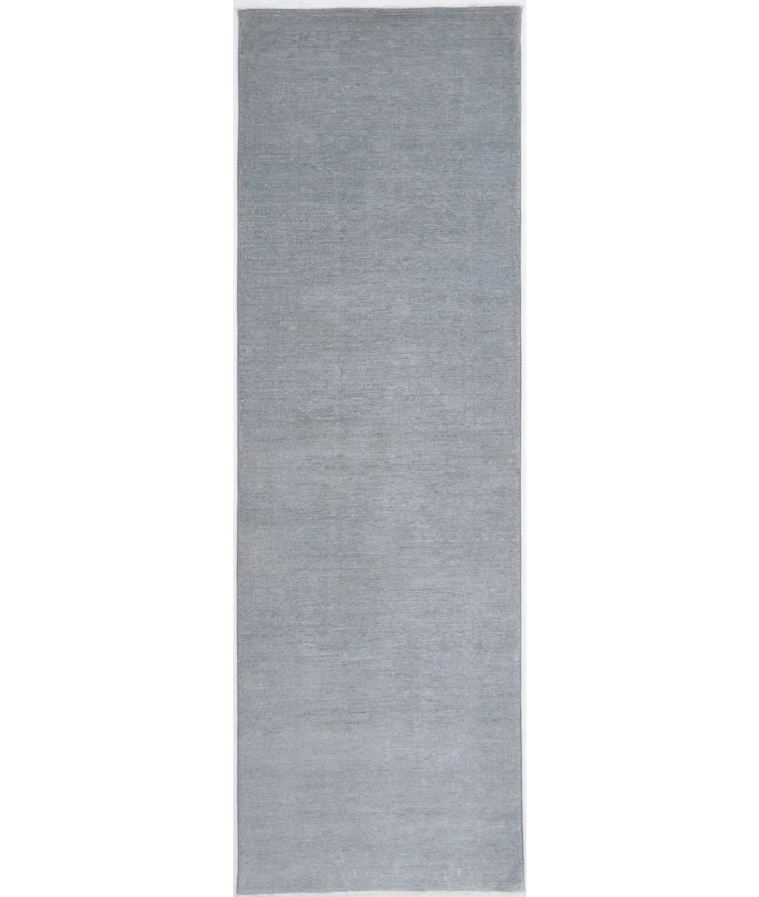 Overdye 3'2'' X 10'7'' Hand-Knotted Wool Rug 3'2'' x 10'7'' (95 X 318) / Grey / N/A